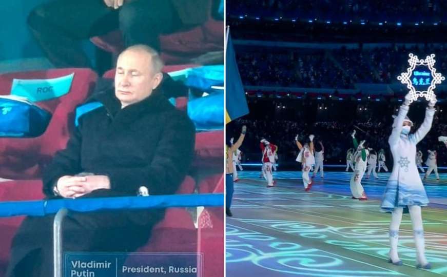 ZOI: Putinova reakcija kada su ukrajinski sportisti izašli na scenu 